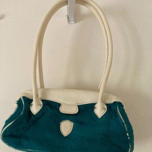 Felisi Green Fur Shoulder Bag